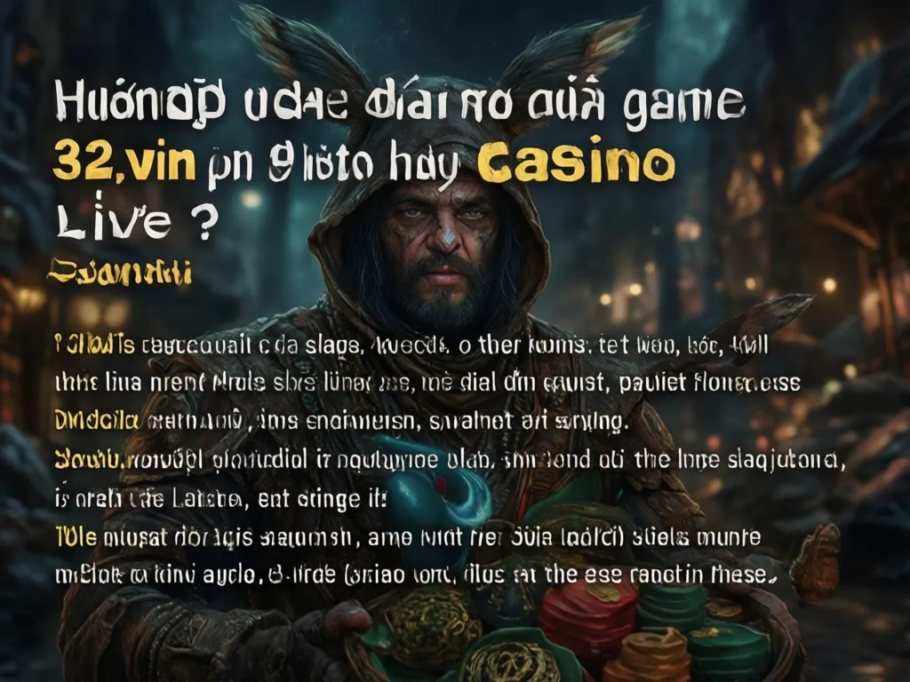 Hướng dẫn chọn game 32vin
